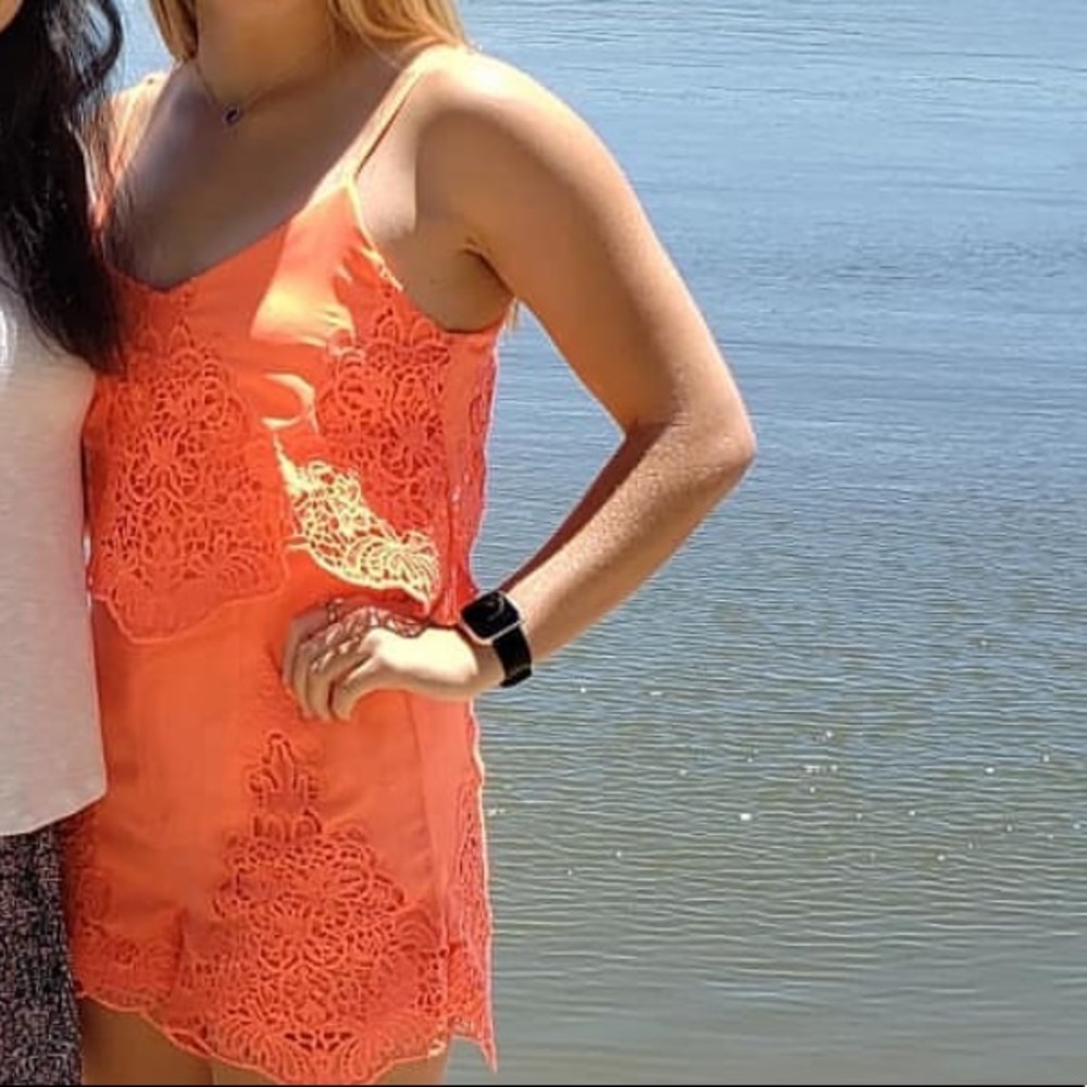 Coral Romper